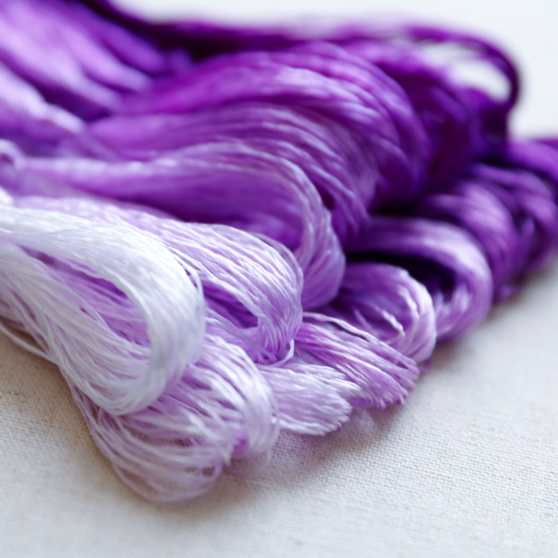 Embroidery Yarns - 20 м шелковых ниток для вышивки