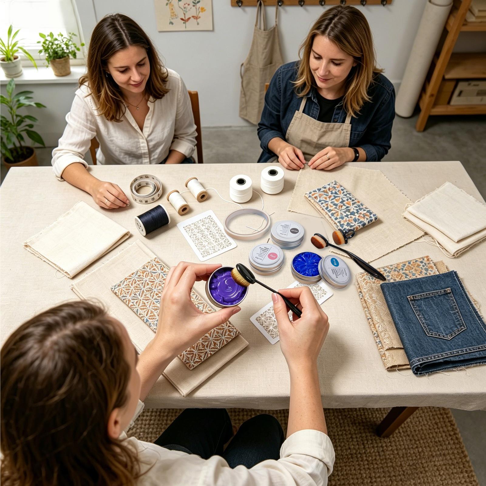Термостираемый маркер-крем для – обзор и цена Embroidery Diy
