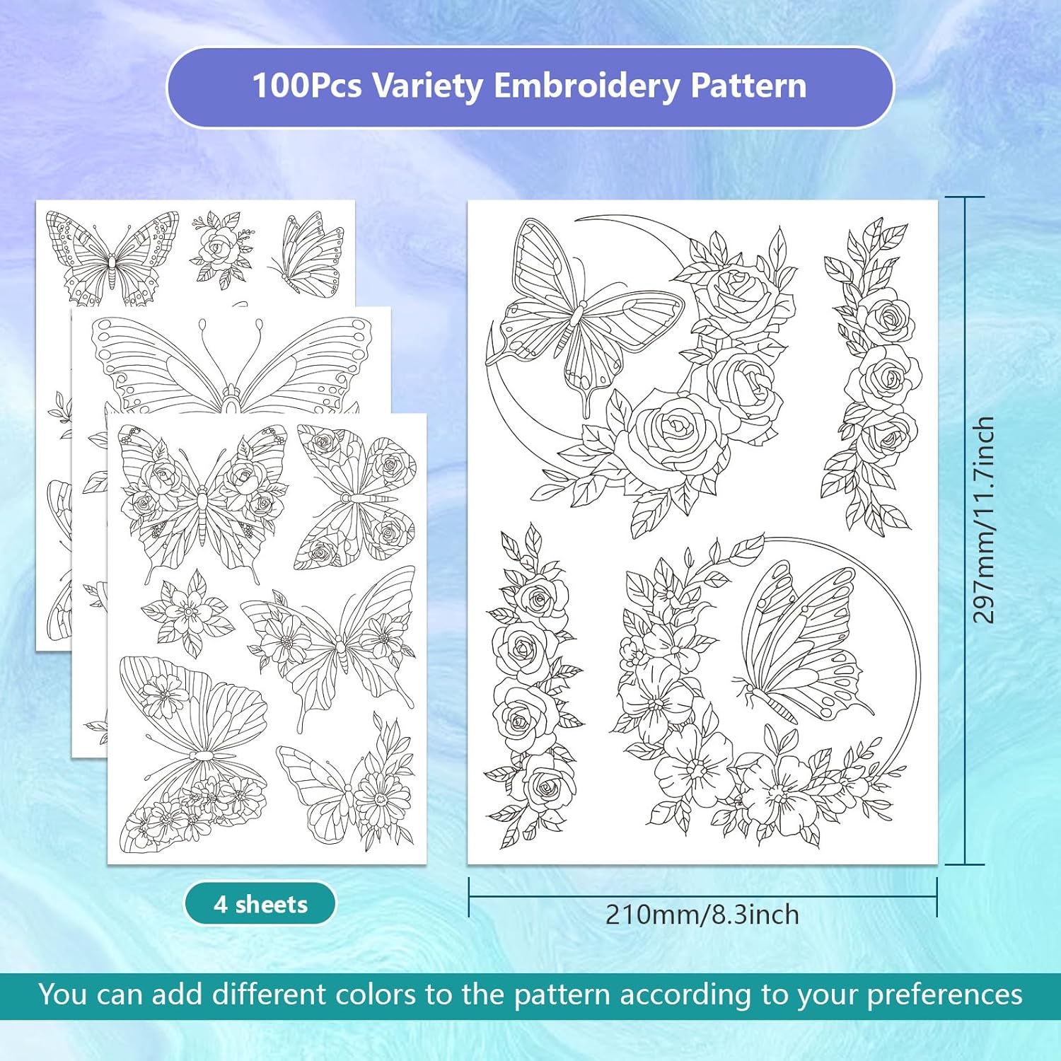 Самоклеящийся водорастворимый  – обзор и цена Embroidery Sheet