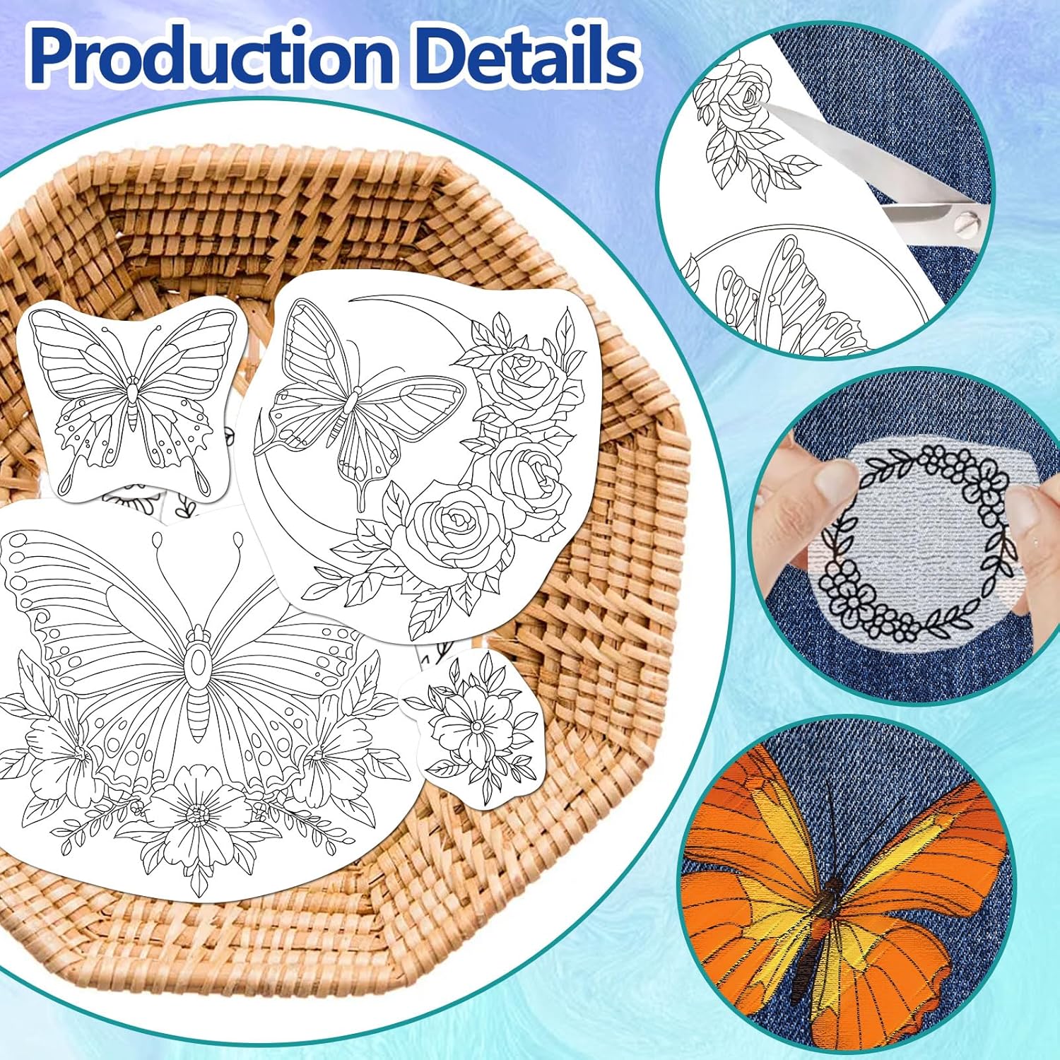 Самоклеящийся водорастворимый  – обзор и цена Embroidery Sheet