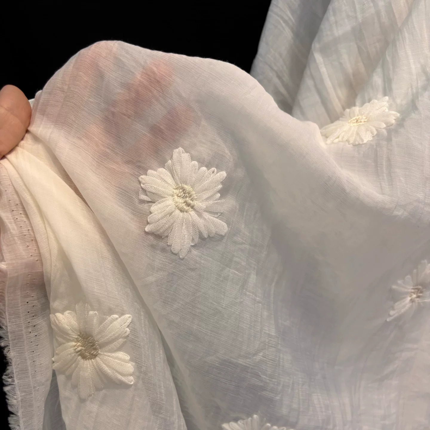 1 ярд шифоновой ткани с микроп – обзор и цена Embroidery Yarns