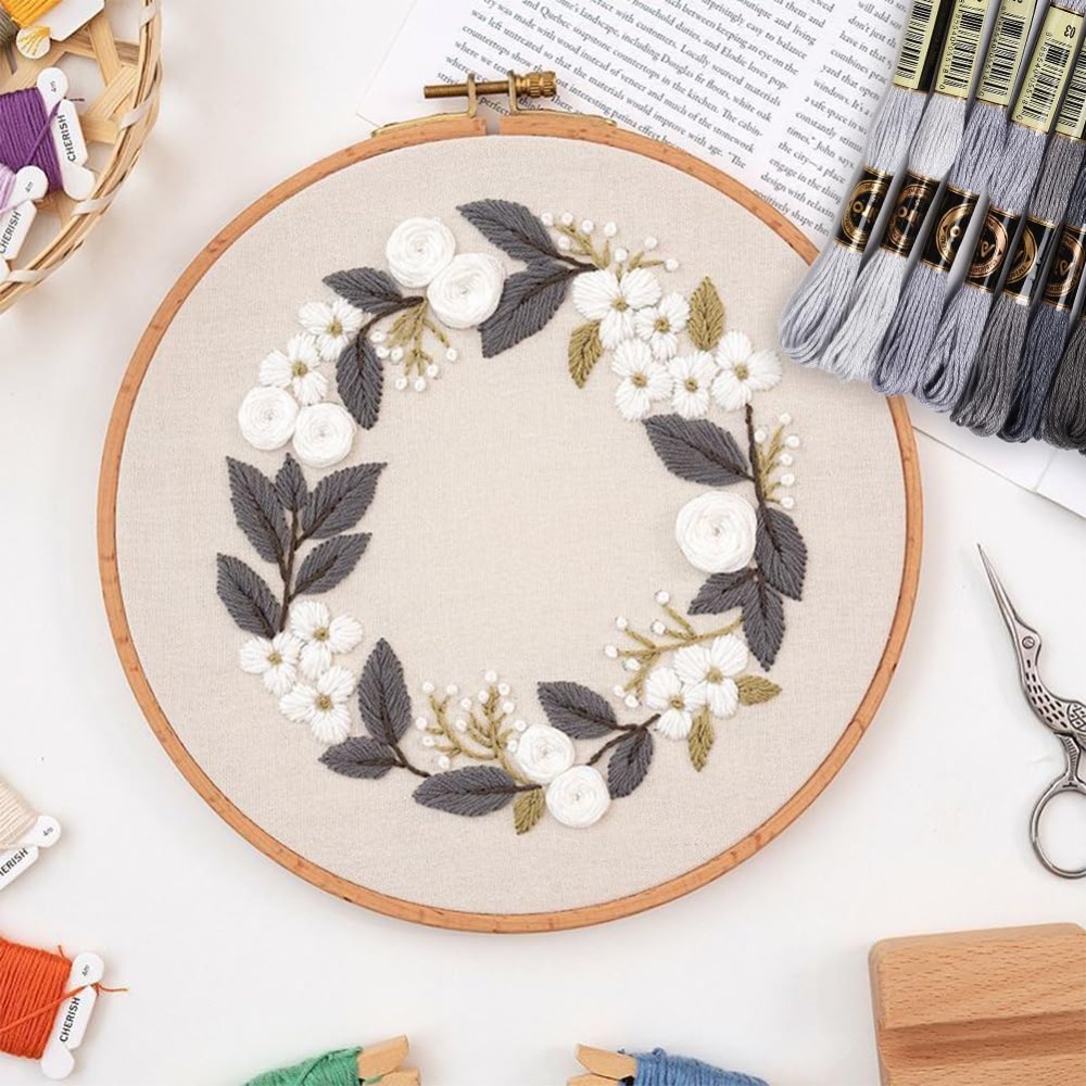 8 шпалин, 70 ярдов, серые брас – обзор и цена Embroidery Yarns